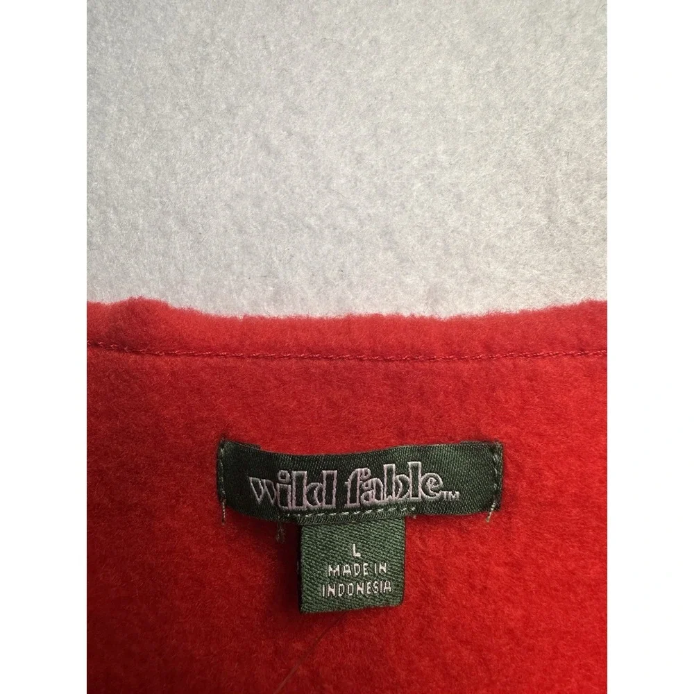 Wild Fable, Long Sleeve Sweatshirt, Red Size L Women Women's NWT - Picture 3 of 9